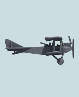 1:144 Albatros C.I (Benz) 3d model