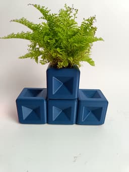 Tetris W Planter 3d model