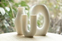 The Trio Vase Set for Minimalist Home Decor 3d model