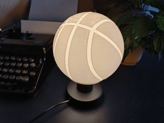 Basketball Desk Lamp 3d model