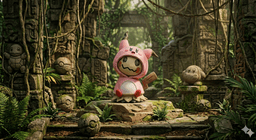 mimikyu kirby 3d model