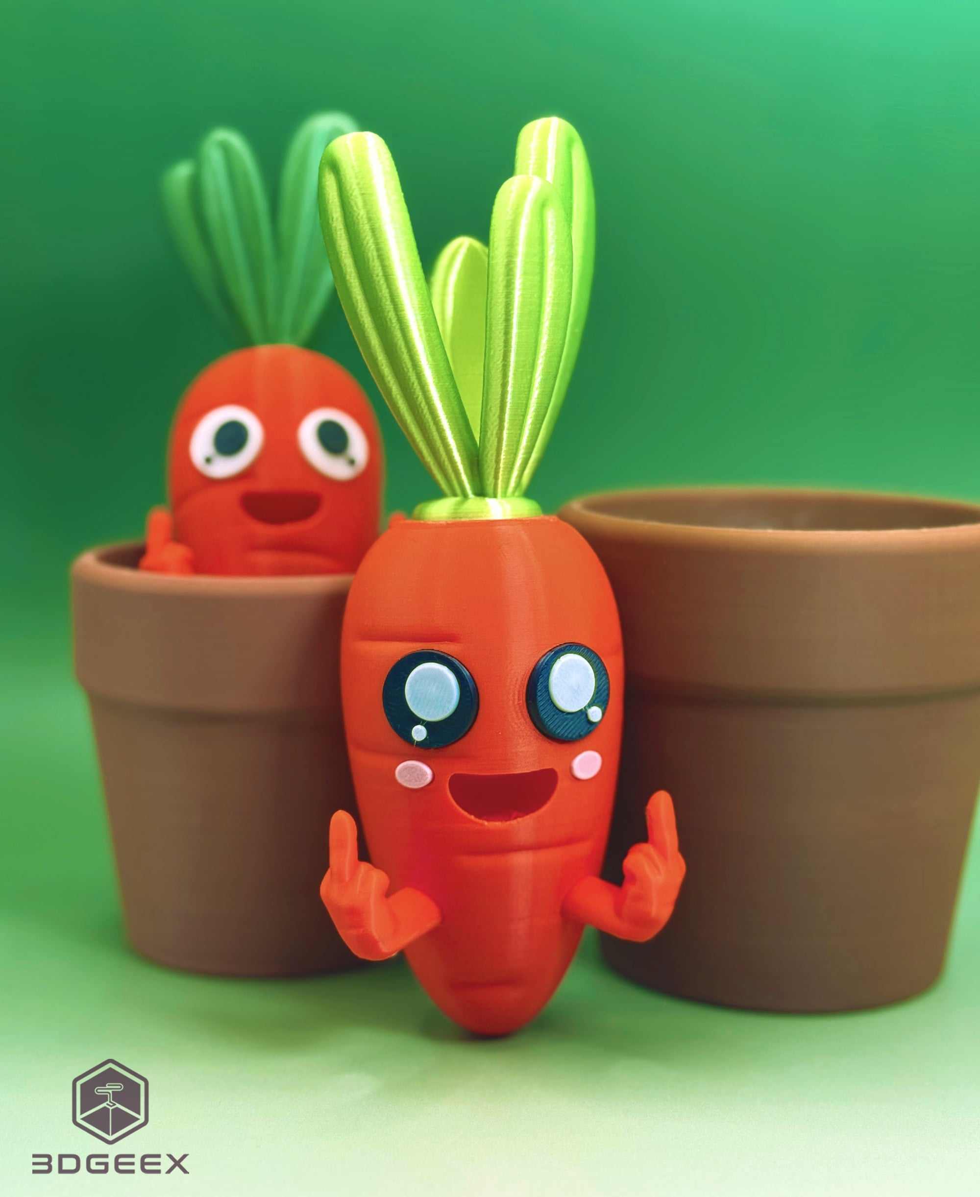 Bad Carrot 3d model