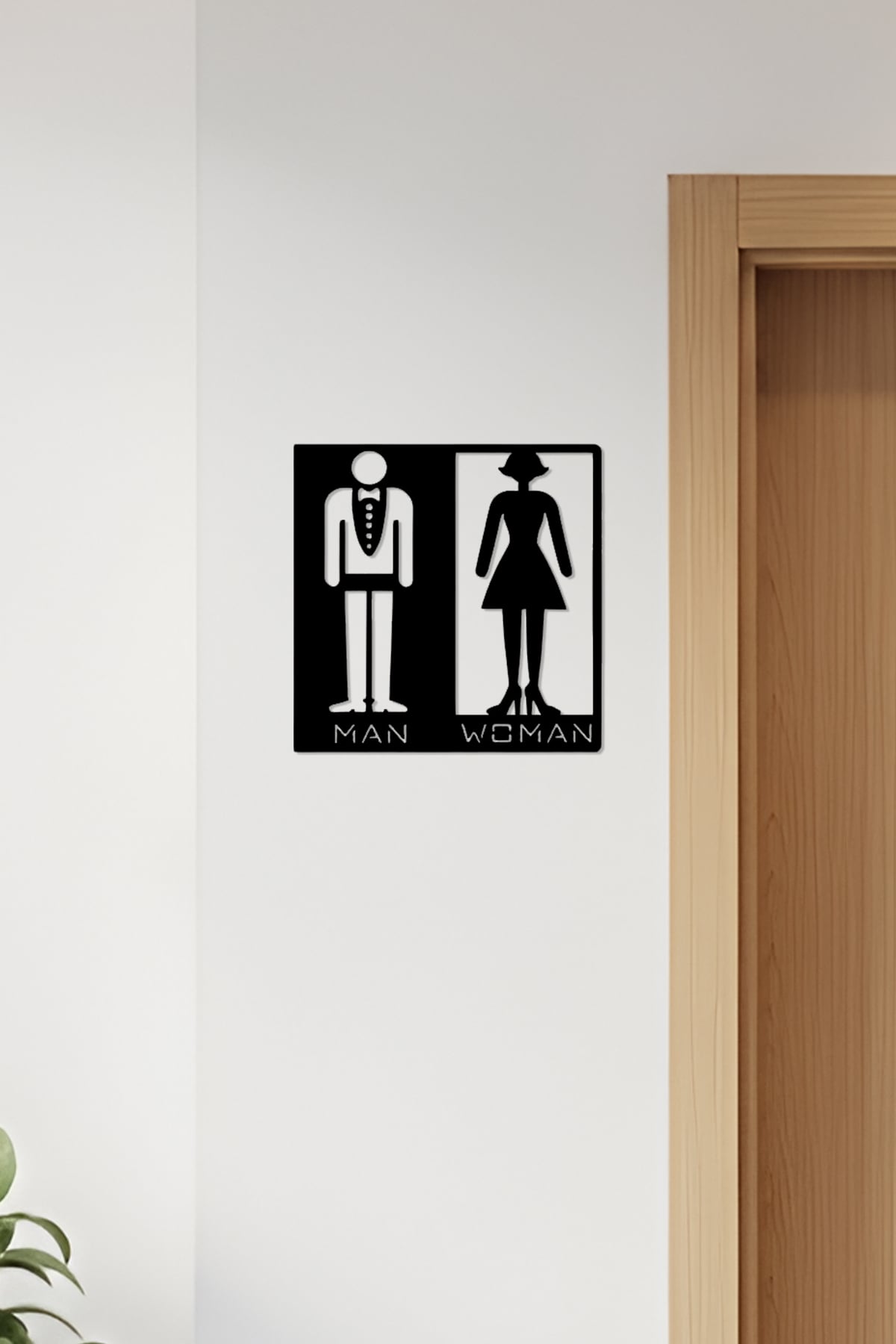 WC, Toilet Sign, Restroom 3d model