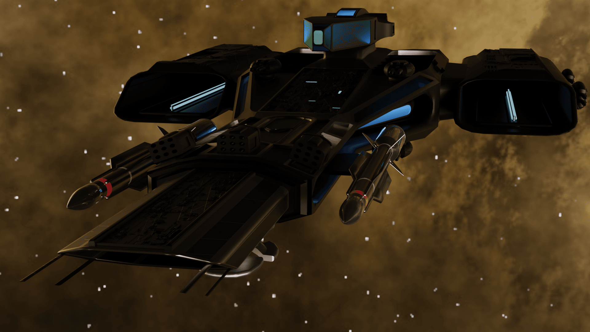 Naga class heavy bomber 3d model