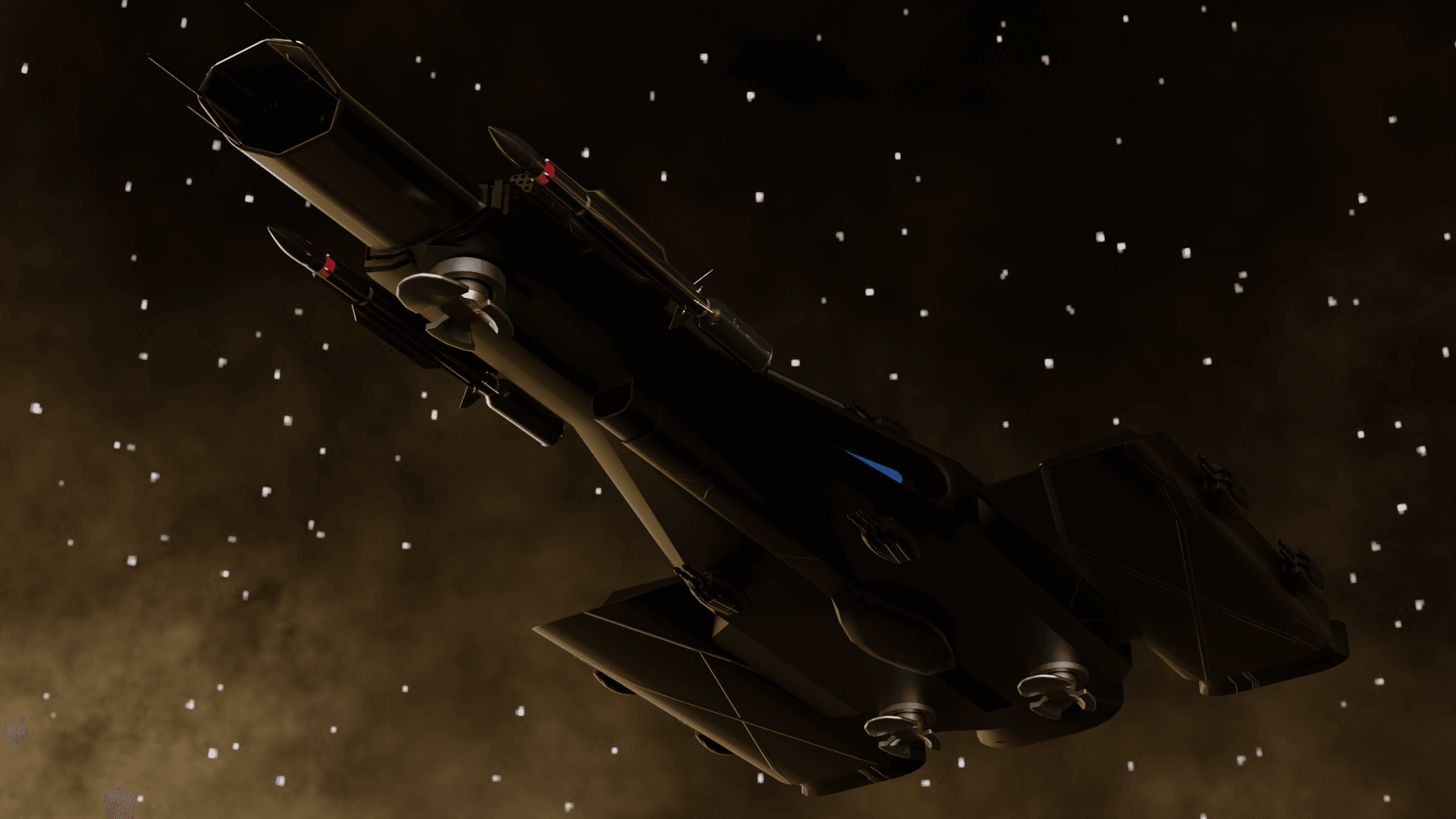 Naga class heavy bomber 3d model