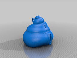 POOP Key Chain 3d model