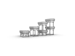 Plant Pot - Ripple DS 3d model