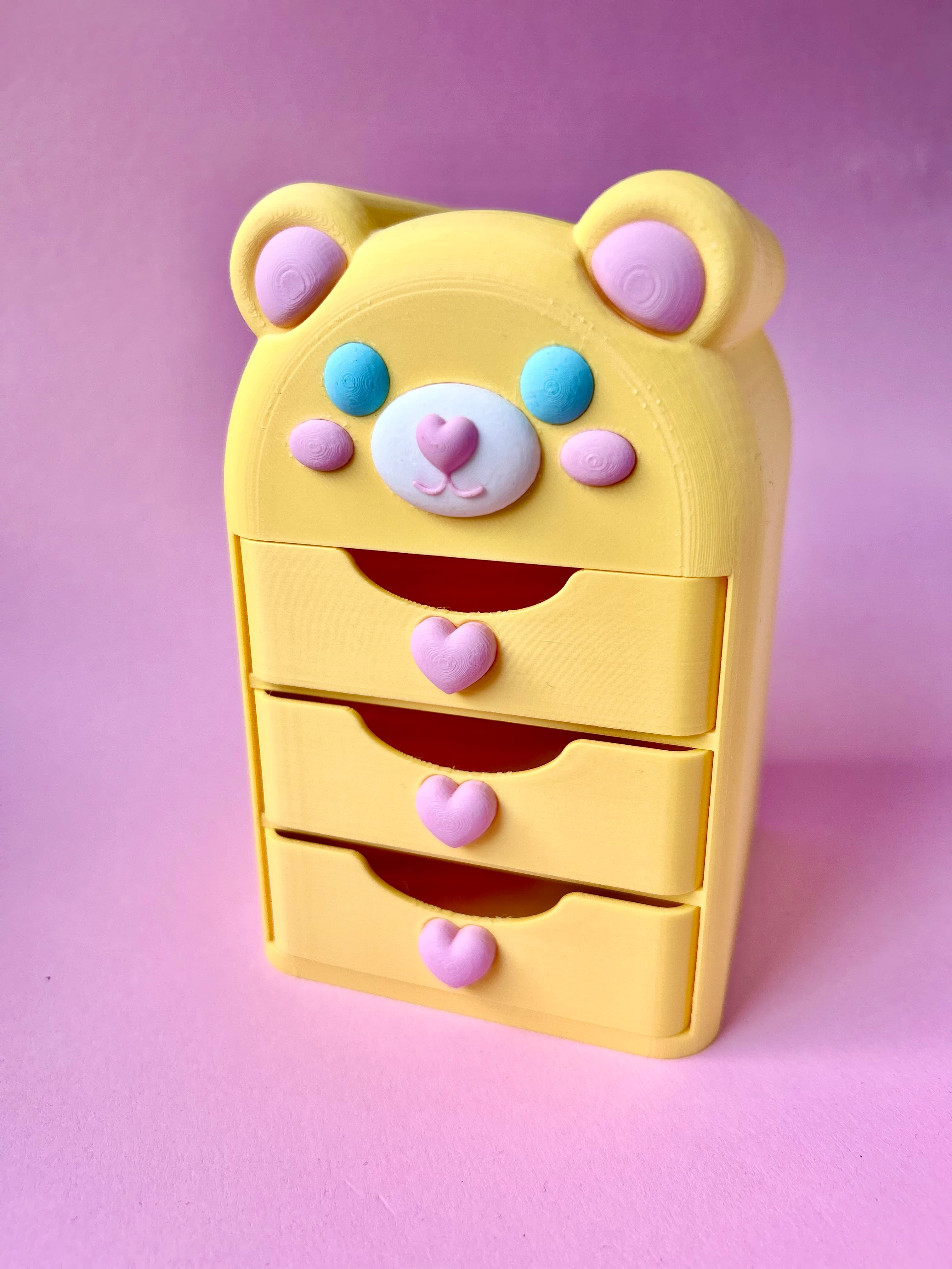 Bear drawers 3d model