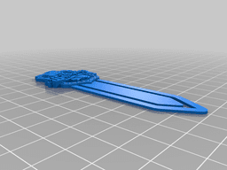 Hufflepuff Bookmark - Cleaner 3d model