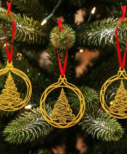 Tree Ornaments - Fast print 3d model