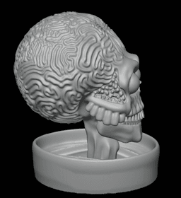 MARTIAN SCULPTURE - HEADPHONES HOLDER -SEVERAL VARIATIONS 3d model
