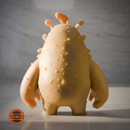 Blobby Monster 3d model