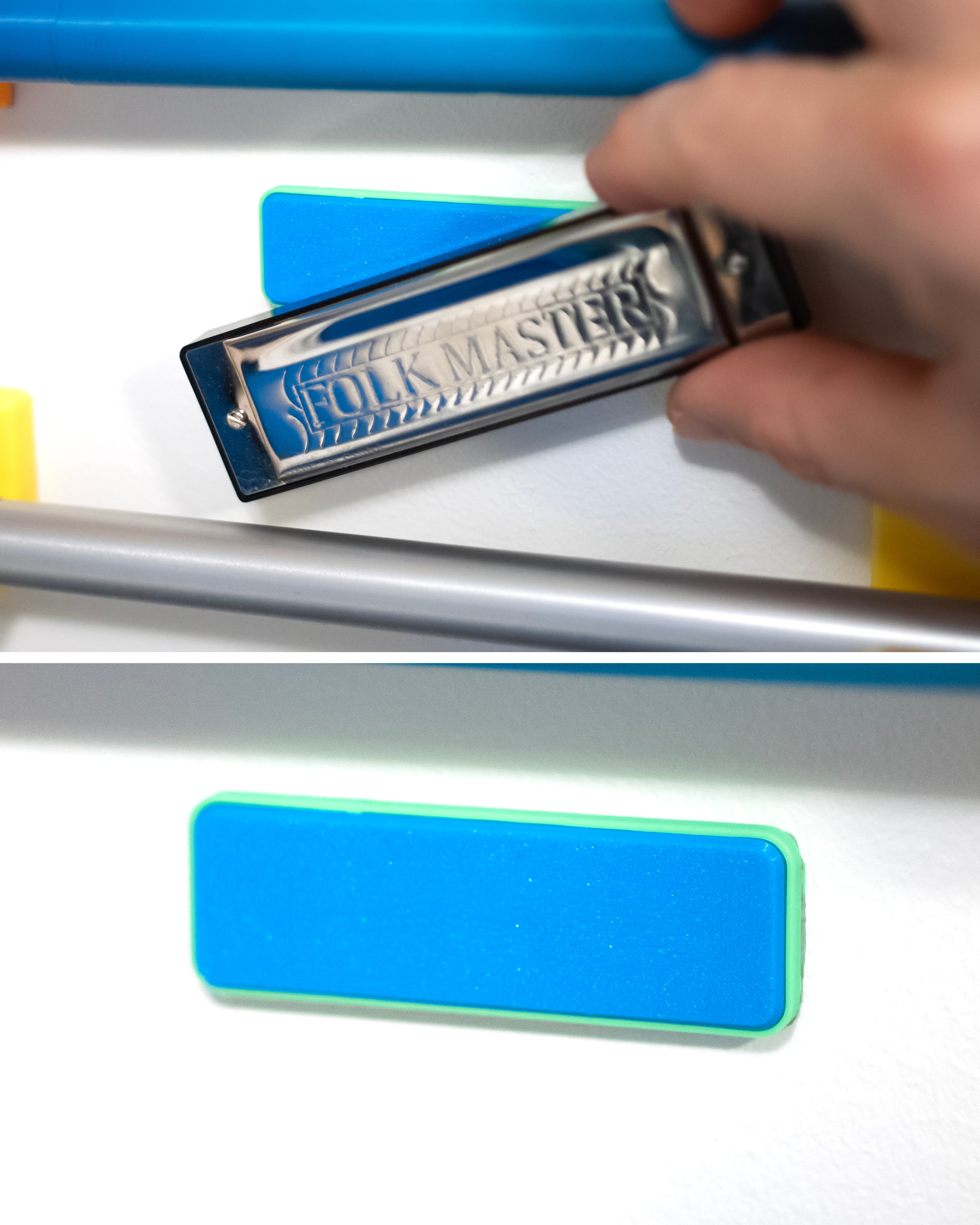 EZPZ Mini Magnet Strip // 20x65mm Rectangle 3d model