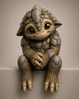 Pebblejaw Burrowbeast Shelf Sitter Figurine 3d model