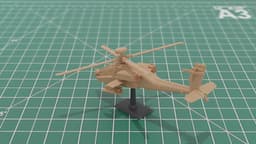 AH64D Longbow Apache Gunship STL 3D Print Model 3d model