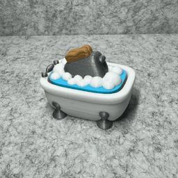 Toaster Bath Clicker 3d model