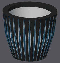 "Secui" - Flower Pot by FerraroArts 3d model