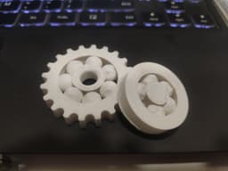 Gear Shaped Fidget Spinner - Model 1 & 3 - 3d model