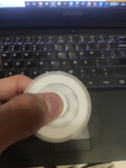 Gear Shaped Fidget Spinner - Gear Fidget Spinner in Action - 3d model