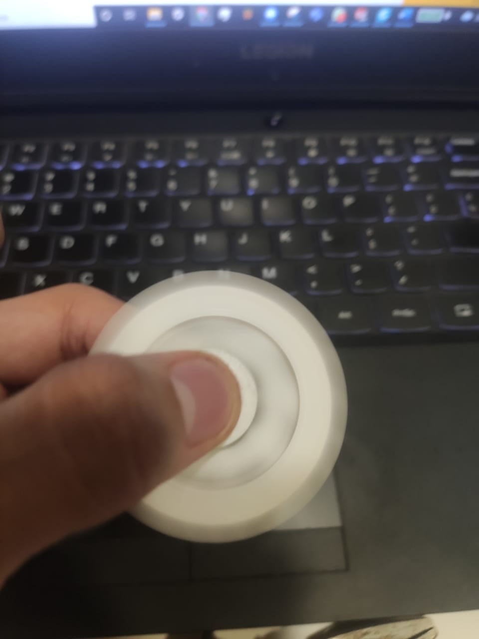 Gear Shaped Fidget Spinner - Gear Fidget Spinner in Action - 3d model
