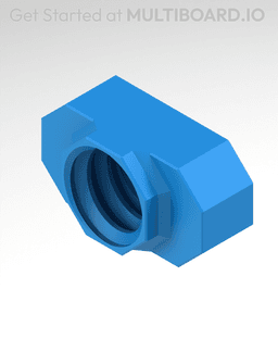 6.25 mm - Single Bolt-Lock - ScrewOn Mount 3d model