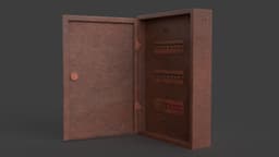 Rusted Powerbox 3d model