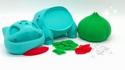 BULBASAUR BY COLORS 3d model