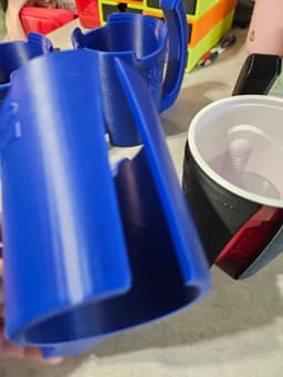 Red Solo Party Cup Handle For Graduation 2024 3d model