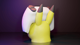 Pikachu Controller Holder 3d model