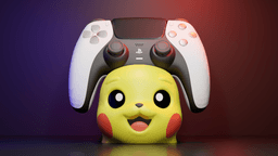 Pikachu Controller Holder 3d model