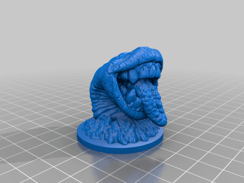 Face Worms 3d model