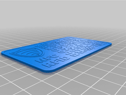 PRINT-IN-PLACE NFC & RFID BLOCKER CARD (100% PROTECTION TESTED) 3d model