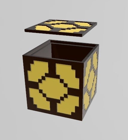 Minecraft Redstone Lamp light 3d model