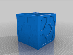 Minecraft Redstone Lamp light 3d model