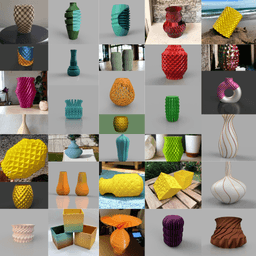 Mega 100 Vase Pack 3d model