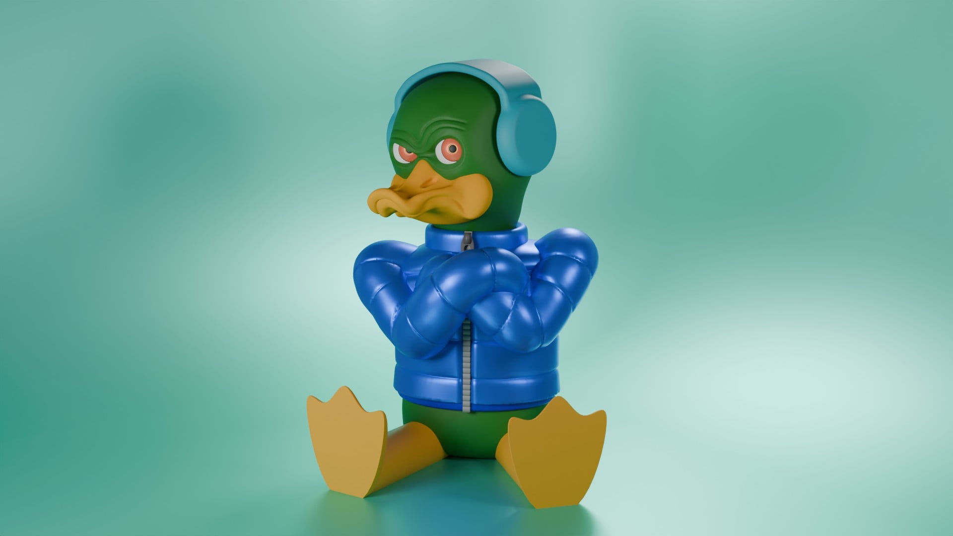 The Grumpy Duckling 3d model