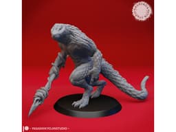 Lizardfolk - Tabletop Miniature 3d model
