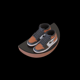 Jordan Basketball Shoe Display 3d model
