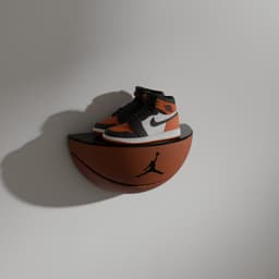 Jordan Basketball Shoe Display 3d model