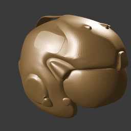 Sci-Fi Flight Helmet 3d model