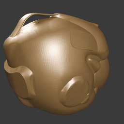 Sci-Fi Flight Helmet 3d model