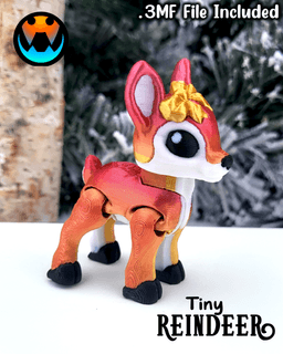 Tiny Reindeer 3d model