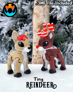 Tiny Reindeer 3d model