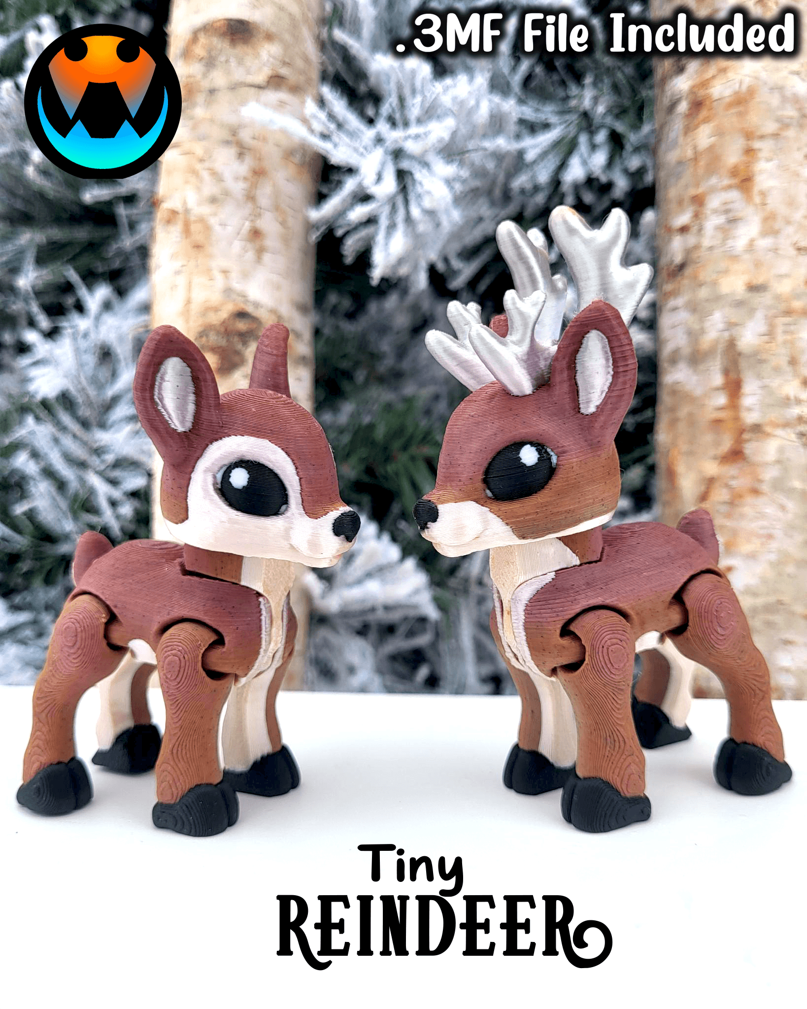 Tiny Reindeer 3d model
