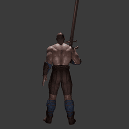 Warrior Based on Minsc v2.0 3d model