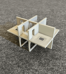 Italian Stone Villa 3x2x2 - HO Scale 3d model