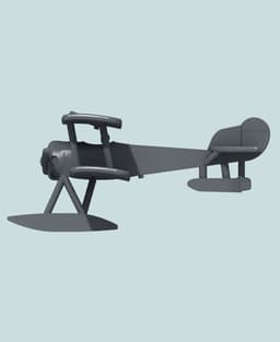 1:144 Ansaldo Baby 3d model