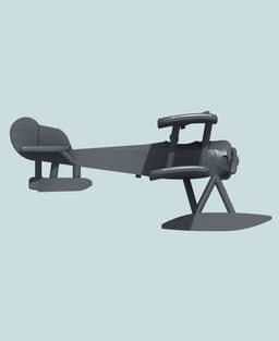 1:144 Ansaldo Baby 3d model