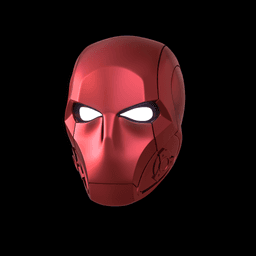 Red Hood Helmet From Teen Titans 3d model