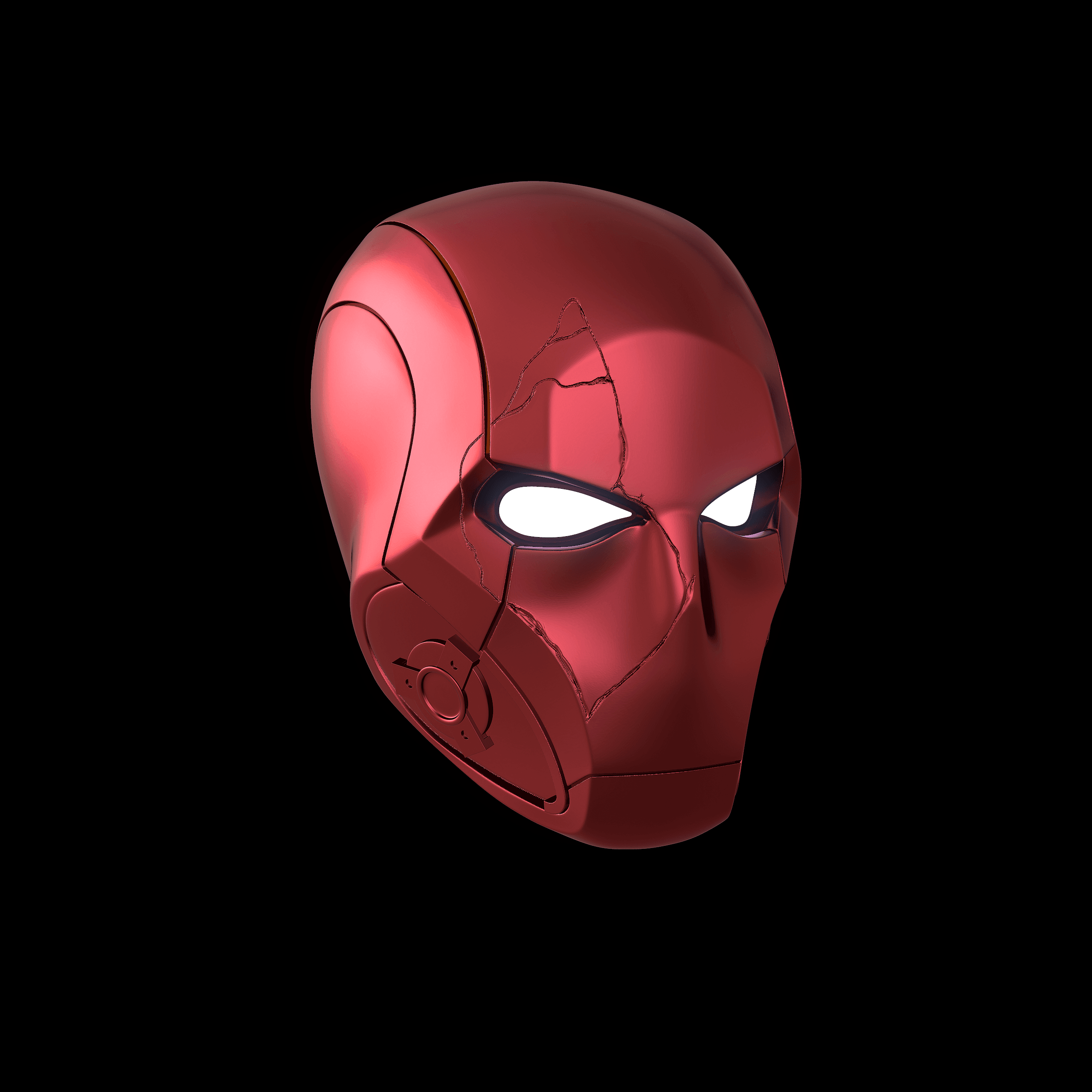 Red Hood Helmet From Teen Titans 3d model